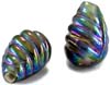 Asorted  Bead with Special Rainbow Polish - click here for large view